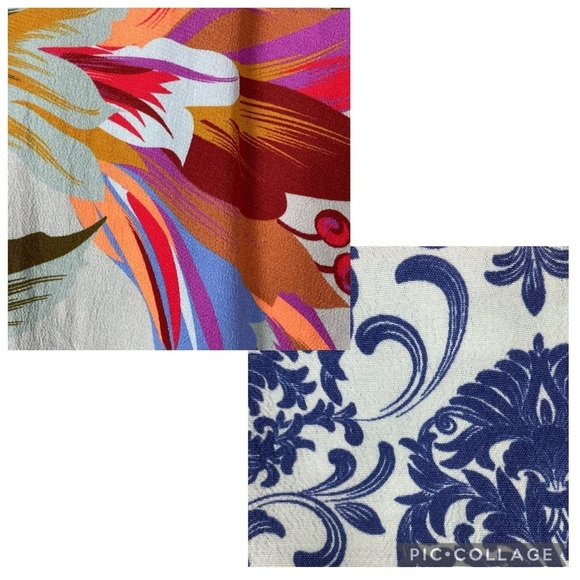 Soft Surroundings Hermosa Chic ColorBlock Floral Sophisticated Tunic Blouse XS - Picture 11 of 14